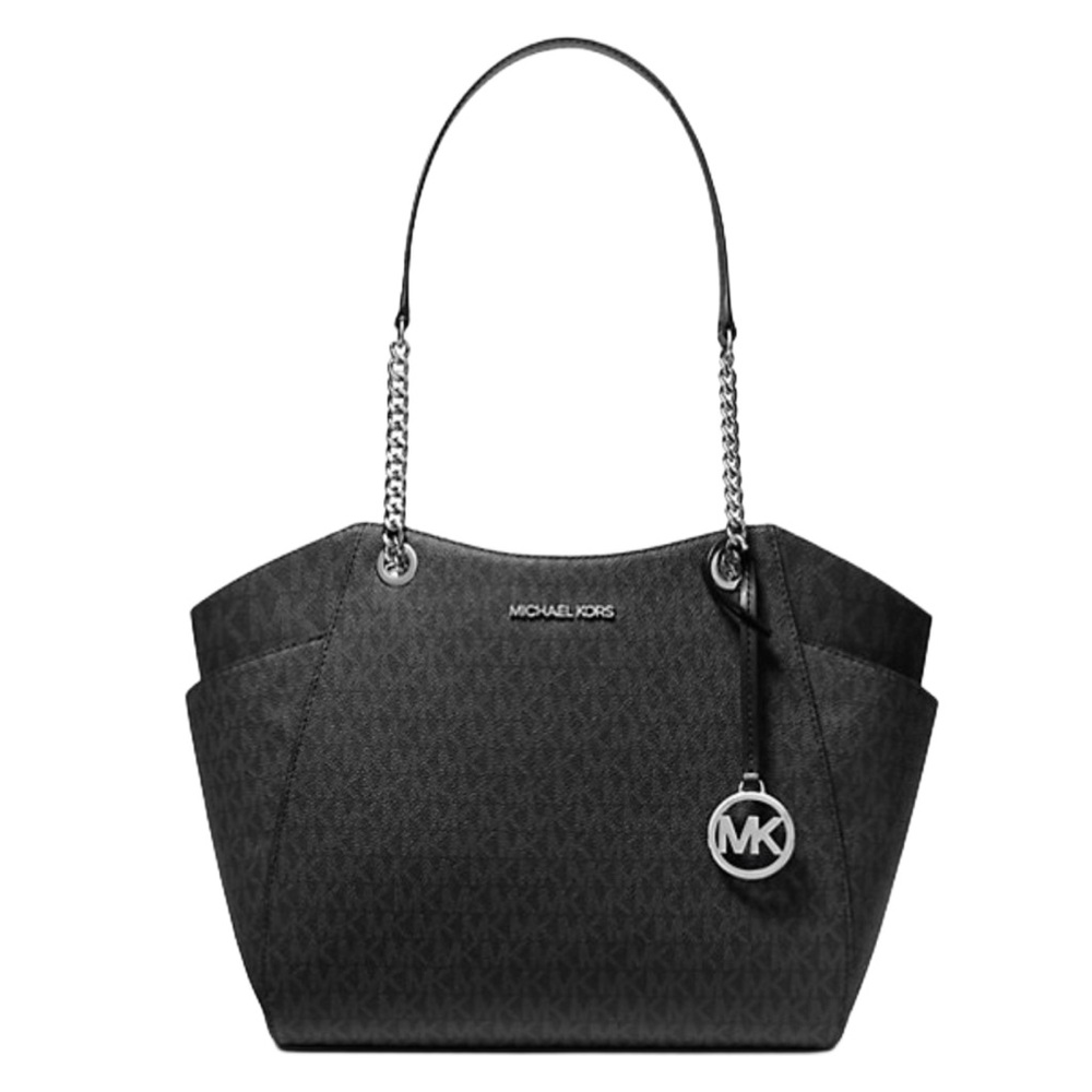 MICHAEL KORS JET SET TRAVEL LARGE CHAIN SHOULDER TOTE